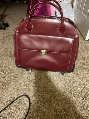 McKlein Lakewood, 15" Fly-Through Checkpoint-Friendly Ladies Laptop Briefcase -